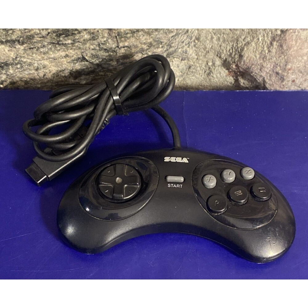 Sega Genesis 6 Button Controller Model MK-1653 OEM - Untested As-Is